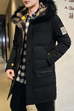主推加厚棉服男士中长款大毛领连帽棉衣外套XZ313B-1M1958-P125，男装棉衣，星座310B-3