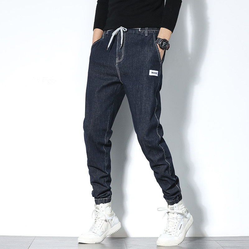 2022春夏新款男士时尚休闲宽松牛仔裤束脚裤XZ313B-1-NZ2005-P50,男装牛仔裤,星座310B-3