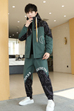 秋冬季新款休闲男士连帽加绒夹克外套XZ313B-1-JK077-P65，男装夹克，星座310B-3