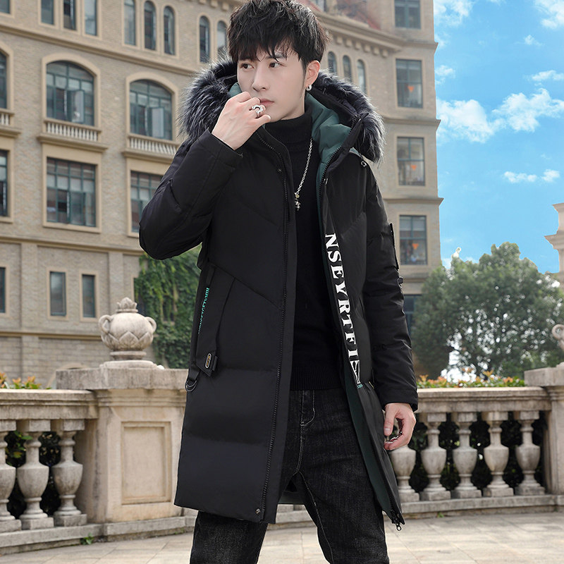 冬季新款棉衣男大毛领连帽加厚中长款棉服XZ313B-1-MY1668-P130,男装棉衣,星座310B-3