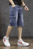 夏季新款牛仔裤男时尚宽松休闲短裤五分裤XZ313B-1-NZ6835，男装休闲裤，星座310B-3