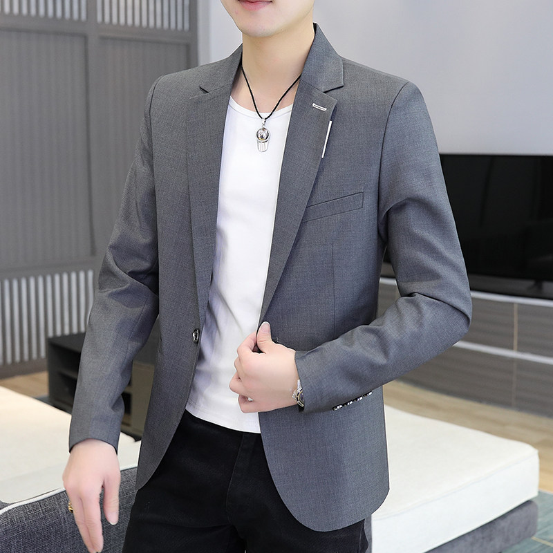 西装男秋季新款时尚休闲小西服外套XZ313B-1-XF2882-P90,男装西服,星座310B-3