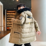主推加厚棉服男士中长款大毛领连帽棉衣外套XZ313B-1M1958-P125，男装棉衣，星座310B-3