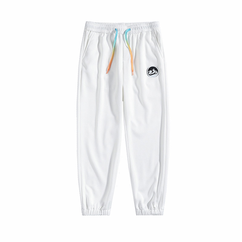 春季新款港风华夫格时尚运动休闲裤男士卫裤XZ313B-1-K125-P40,男装休闲裤,星座310B-3