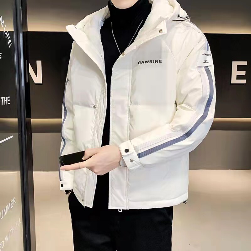 店主风羽绒服冬季加厚男士白鸭绒连帽羽绒外套XZ313B-1-2180-P155,男装棉衣,星座310B-3