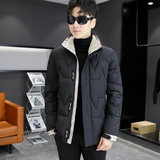 MY8608-P100羊羔绒保暖高领棉服冬季青年休闲羽绒棉外套棉衣，男装棉衣，星座310B-3