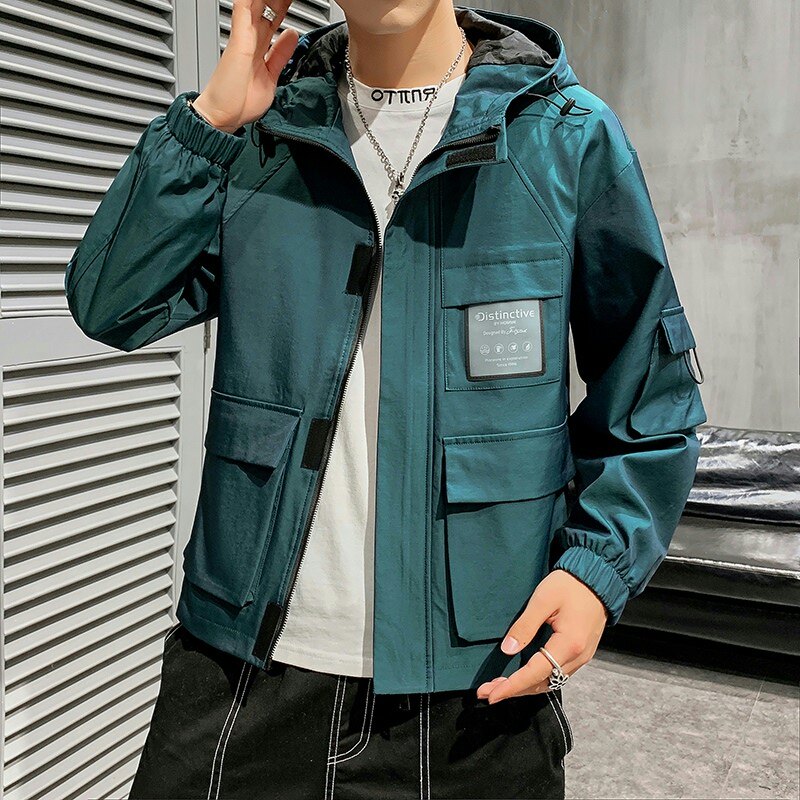 秋季新款男士时尚变色连帽工装夹克外套XZ313B-1-JK788-P73,男装夹克,星座310B-3