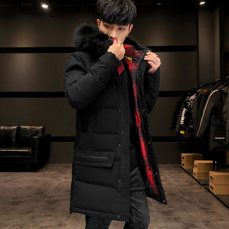 秋冬主推棉服男士中长款大毛领连帽棉衣外套XZ313B-1M1958-P125,男装棉衣,星座310B-3