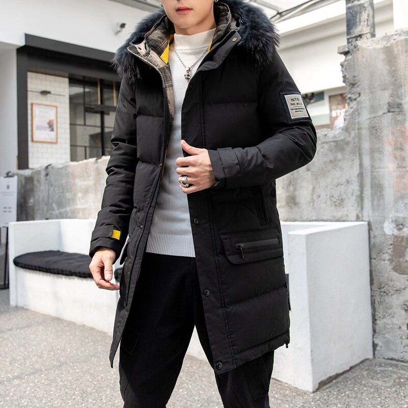 大货加厚棉服男中长款大毛领连帽棉衣外套XZ313B-1M1958-P125,男装棉衣,星座310B-3