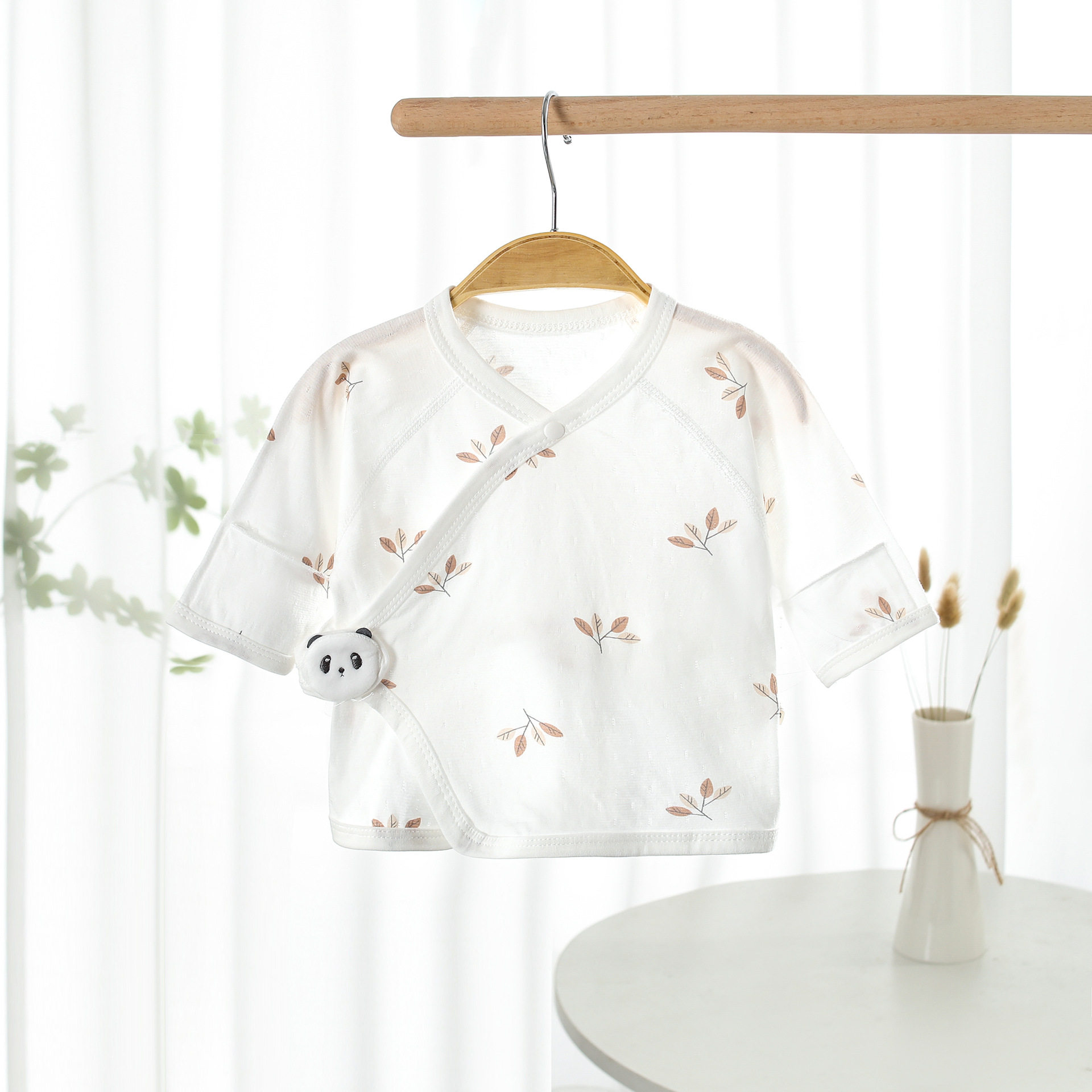 新生儿衣服Aa类夏季薄款半背衣连身衣/爬服/哈衣