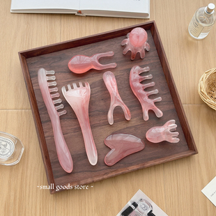 【按摩神器】面部美容拔筋肩颈按摩经络棒刮痧板章鱼手动按摩器