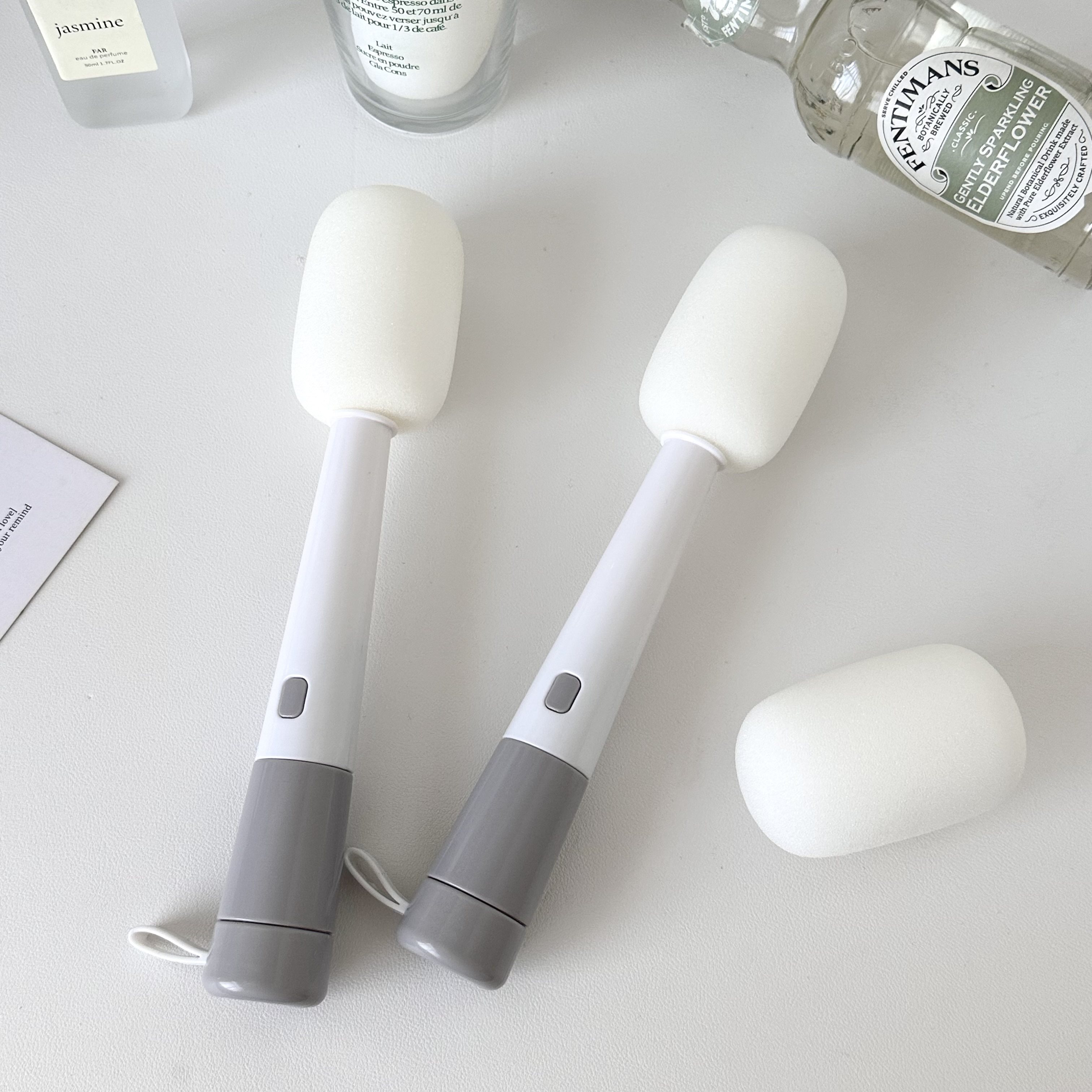 K歌话筒杯刷三合一杯刷奶瓶长柄海绵清洁刷多功能杯口缝隙刷神器,家庭/个人清洁工具,杯刷/瓶刷,淘宝优惠券,粉丝福利购,淘宝优惠卷