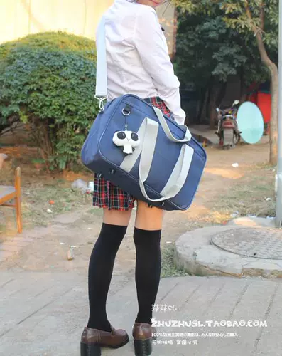 Японская школьная юбка для школьников, униформа, ранец подходит для мужчин и женщин, шоппер, сумка на одно плечо, с печатью вашего логотипа, косплей