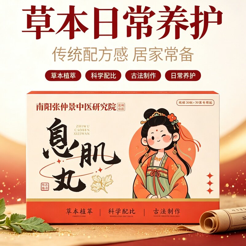 正品息肌丸草本萃取肚脐丸子古方保暖贴/热敷贴/轻盈