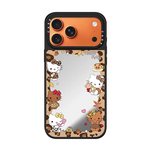 现货casetify联名黑皮Hellokitty豹纹KT猫苹果17promax壳适用iPhone16pro磁吸15可爱17Air卡通14防摔13保护套