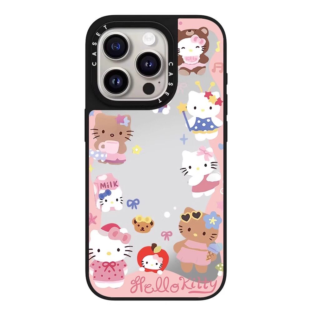 【韩国】现货粉色环绕凯蒂猫适用于苹果17promax壳/iphone16promax/15pro/14plus/13p/12p套case磁吸壳手链