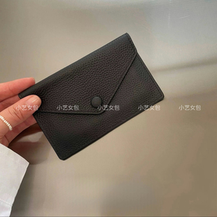 钱包短款 2025新款 小众设计韩国高级感信封牛皮卡包简约便携零钱包
