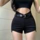 女装 热裤 2025夏季 高腰紧身性感百搭优雅修身 新a字短裤