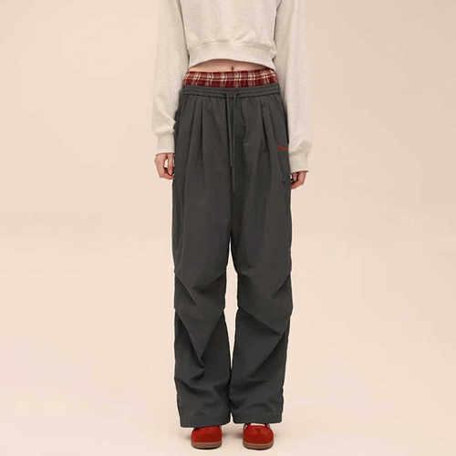 双腰头休闲伞兵裤越越潮社美式