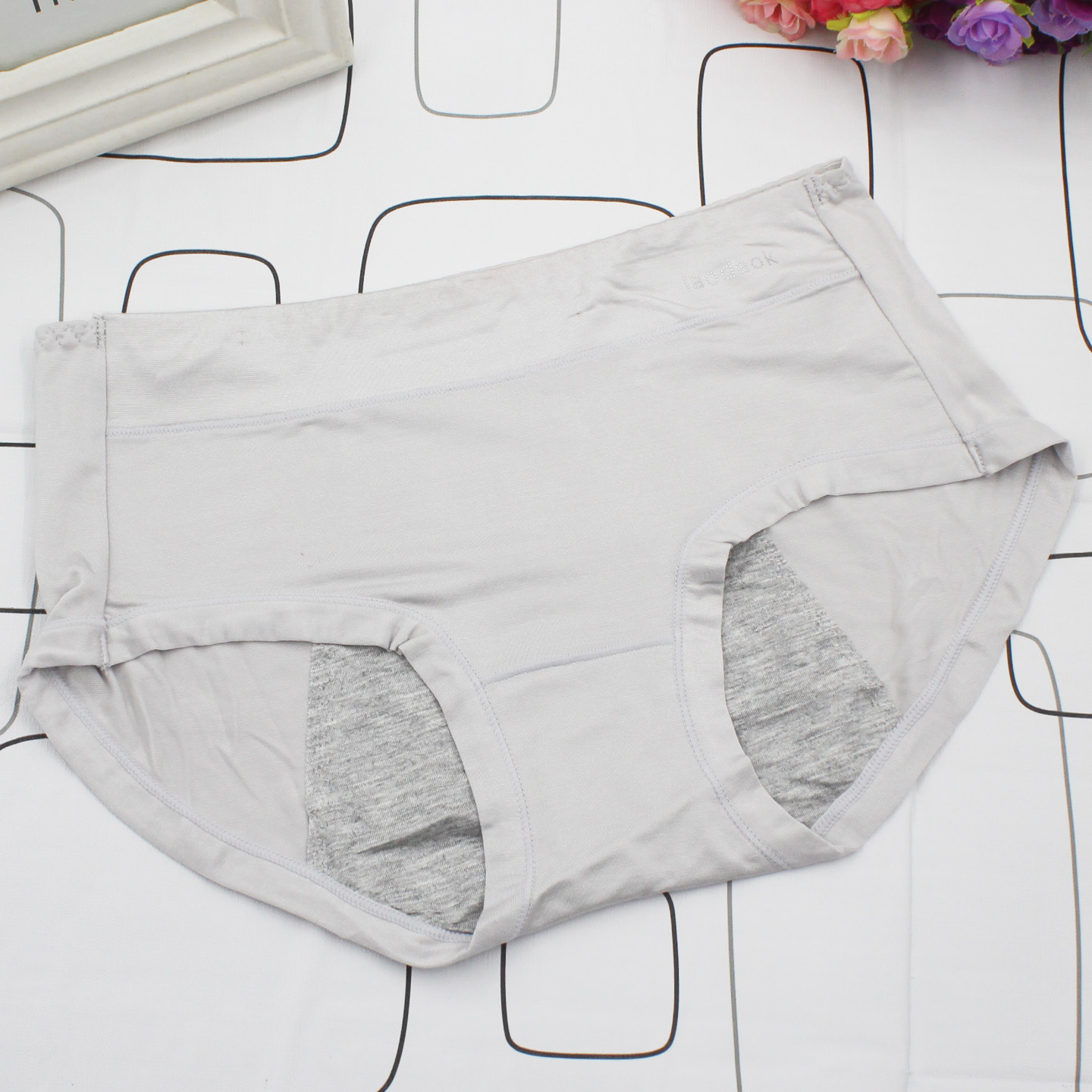 生理内裤女中腰月经期防漏例假莫代尔三角裤少女学生姨妈 菲姿丽