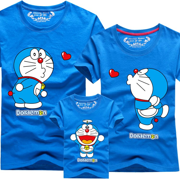 Couples clothes doraemon couple t-shirt shirts new cartoon