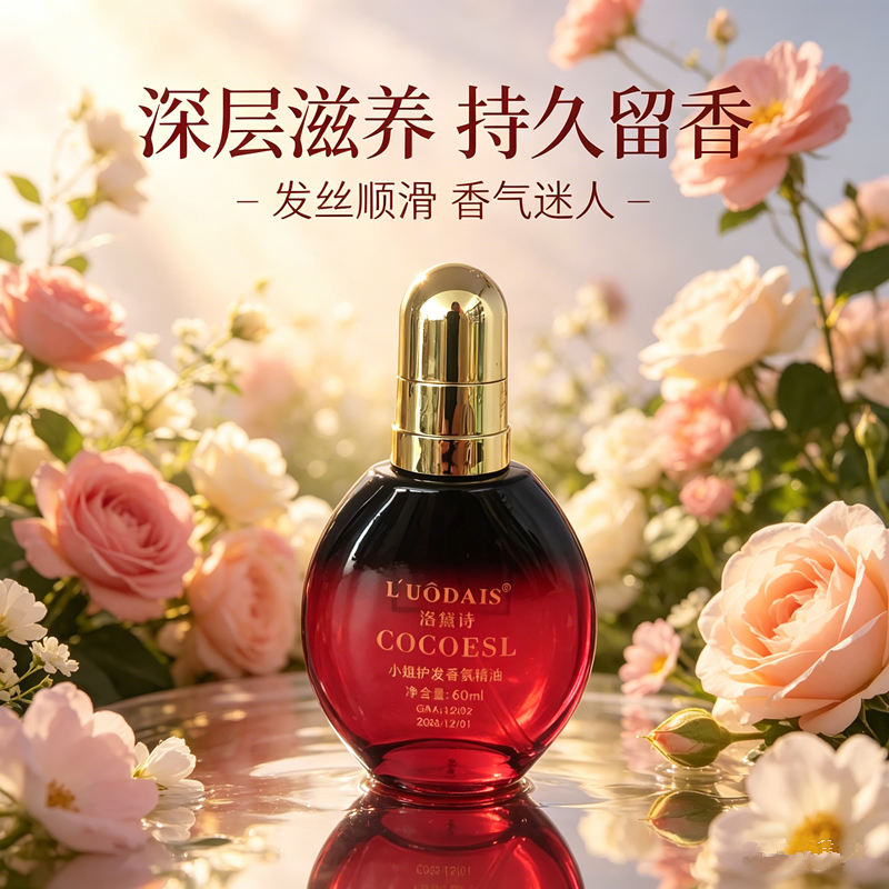 洛黛诗小姐护发香氛精油60ml柔顺靓丽改善干枯毛躁缠结光泽沁香