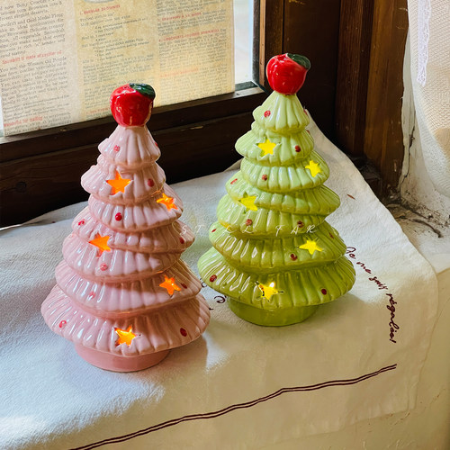 STILL【圣诞树苹果】氛围感床头小夜灯卧室桌面摆件圣诞生日礼物