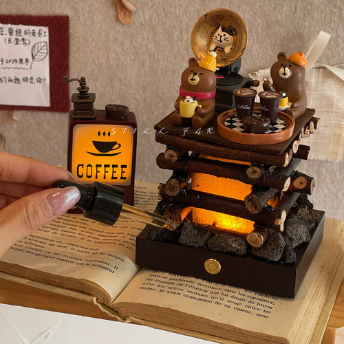 STILL创意实用无火香薰室内摆件充电款小夜灯送男女生生日礼物