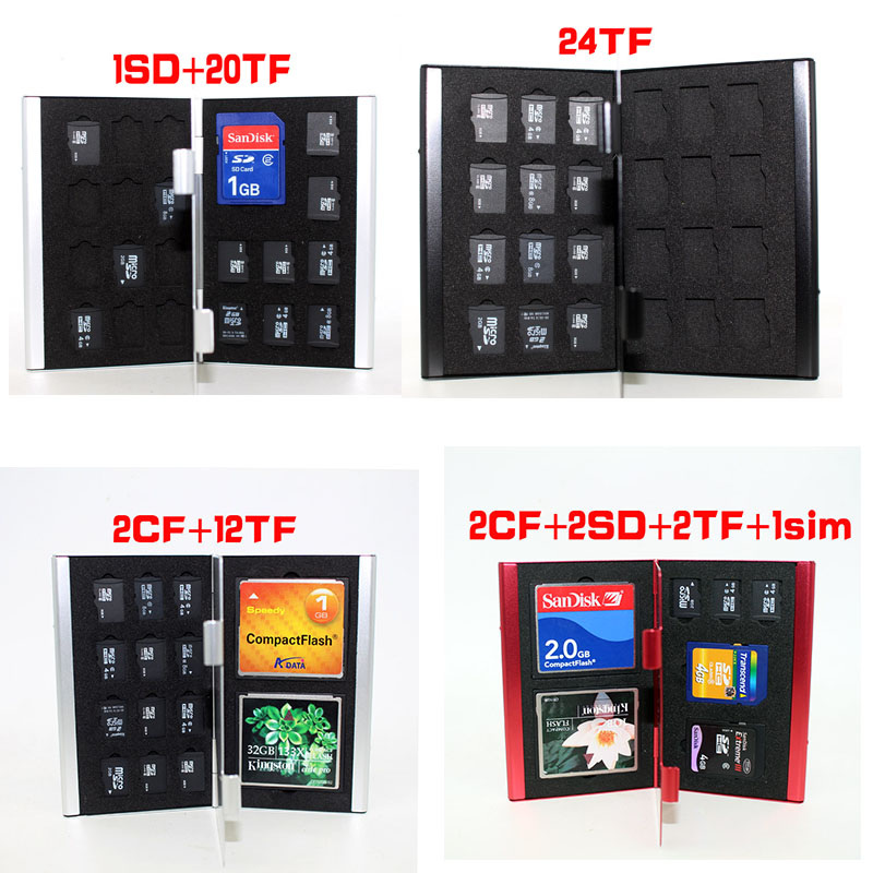 SD内存卡盒数码收纳包CF数码存储卡盒PSV游戏卡包TF手机SIM整理包-封面