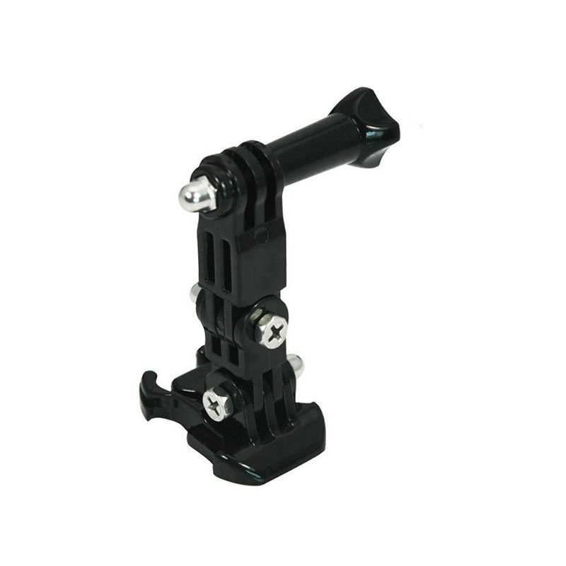 Gopro支架Hero4/5/7/8/9三向调节臂运动相机配件胸带头盔底座接头