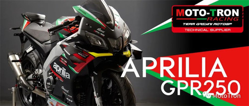 MOTO TRON  适用于阿普利亚GPR250改装脚踏 上联板牛角护弓定风翼