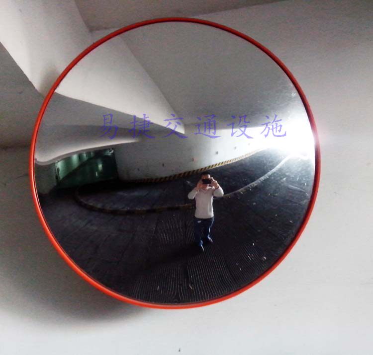 圆形交通广角镜 道路广角镜 球面镜 转角弯镜 凸透镜防盗镜80CM