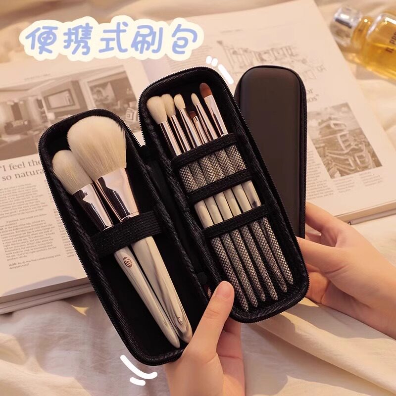 化妆刷收纳包女便携2025新款随身旅行小号刷子眉笔眼影刷包收纳袋