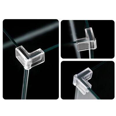 鱼缸护角透明防撞角直角90度L型硅胶防撞护角加厚免粘免贴防撞角