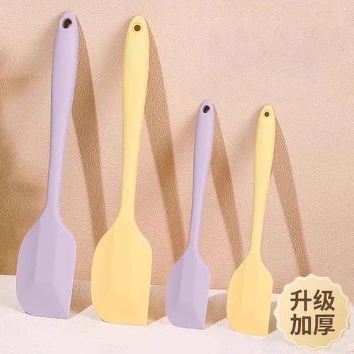 硅胶刮刀刮板铲子耐高温食品级蛋糕奶油抹刀烘焙工具油刷裱花硅胶