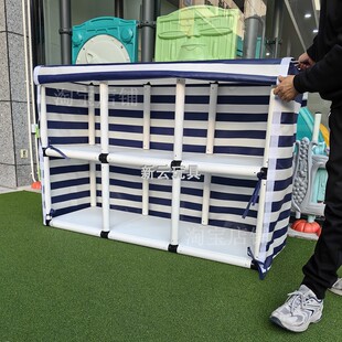 幼儿园户外玩具收纳架室外防雨体育器械儿童积木移动置物架球框柜