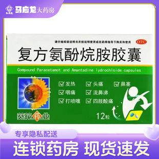 葵花 复方氨酚烷胺胶囊12粒 发热头痛鼻塞流鼻涕四肢酸痛打喷嚏