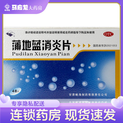 【岷州】蒲地蓝消炎片300mg*48片/盒