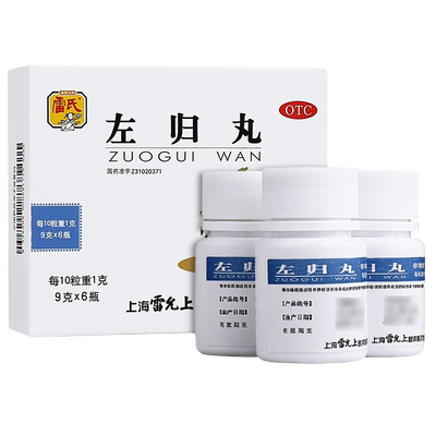 【雷氏】左归丸0.1g*90丸*6瓶/盒