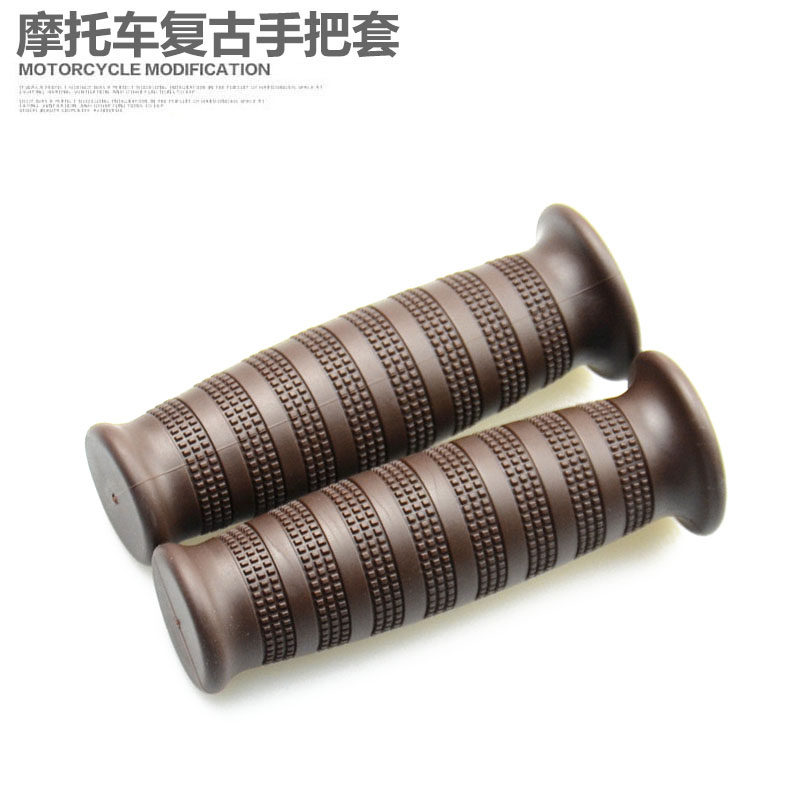 摩托车手把胶套CG125手把防滑雷踏板车酷奇鬼火福喜手把复古手把