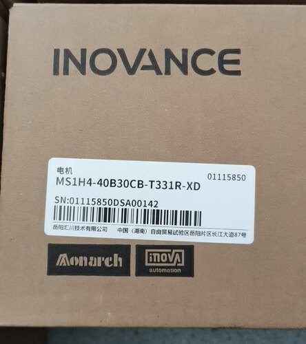 全新汇川INOVANCE伺服电机，MS1H4-40B30CB-T331R-XD，现货