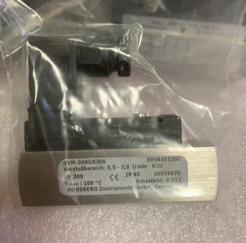 HONSBERG流量开关 RVM-008GK300 0.5-3.0L/min PN300 30059670