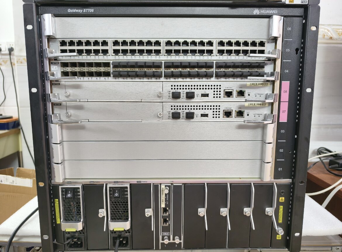 华为S7706核心交换机 主控PLC