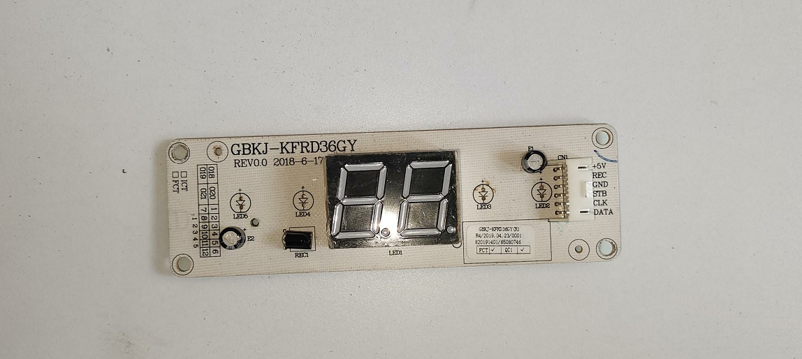 适用美博 樱花空调显示板按键板GBKJ-KFRD36GY 电子元器件市场 PCB电路板/印刷线路板 原图主图