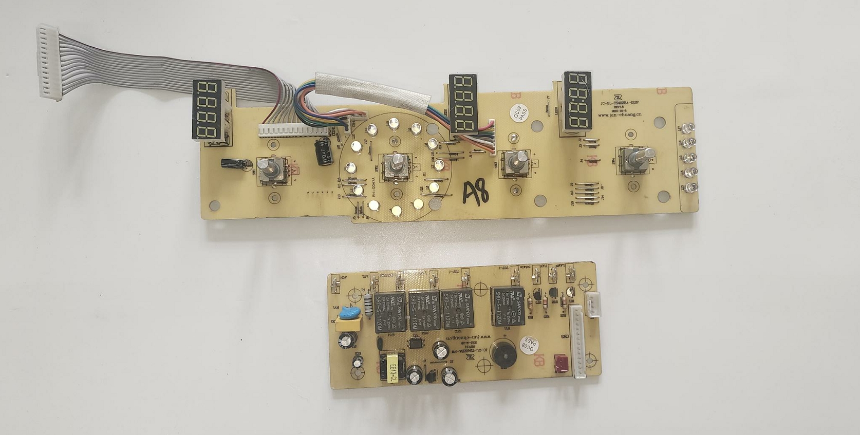 适用电器配件电脑板JC-GL-TS402BA-PW显示板JC-GL-TS402BA-DISP