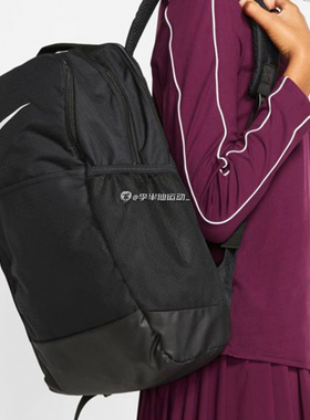 耐克NIKE 男女学生 基础厚款帆布双肩书包背包 BA5954 BA5959-010