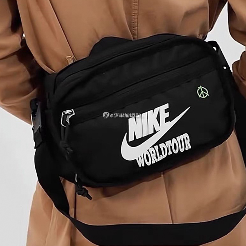 耐克NIKE 男女通用运动户外机能解构单肩包斜挎包腰包 DH3079-010