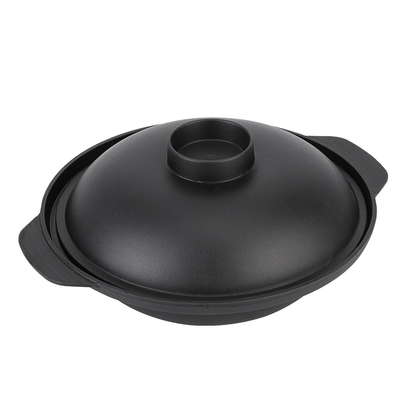 商用铝合金煲仔不粘锅家用砂锅平底锅黄焖鸡煲炖锅火锅汤锅小火锅