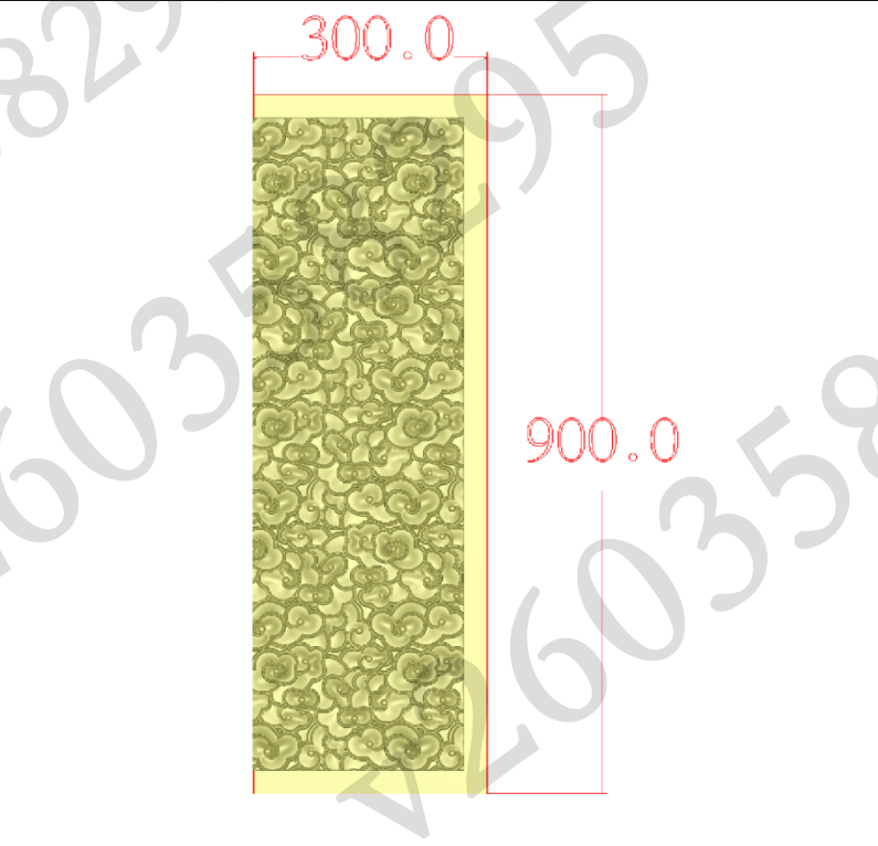 精雕图雕刻图铝雕祥云拉手图vs3d