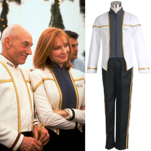 星际迷航Star Trek 狄安娜白灰色制服全套cosplay服装男女定做